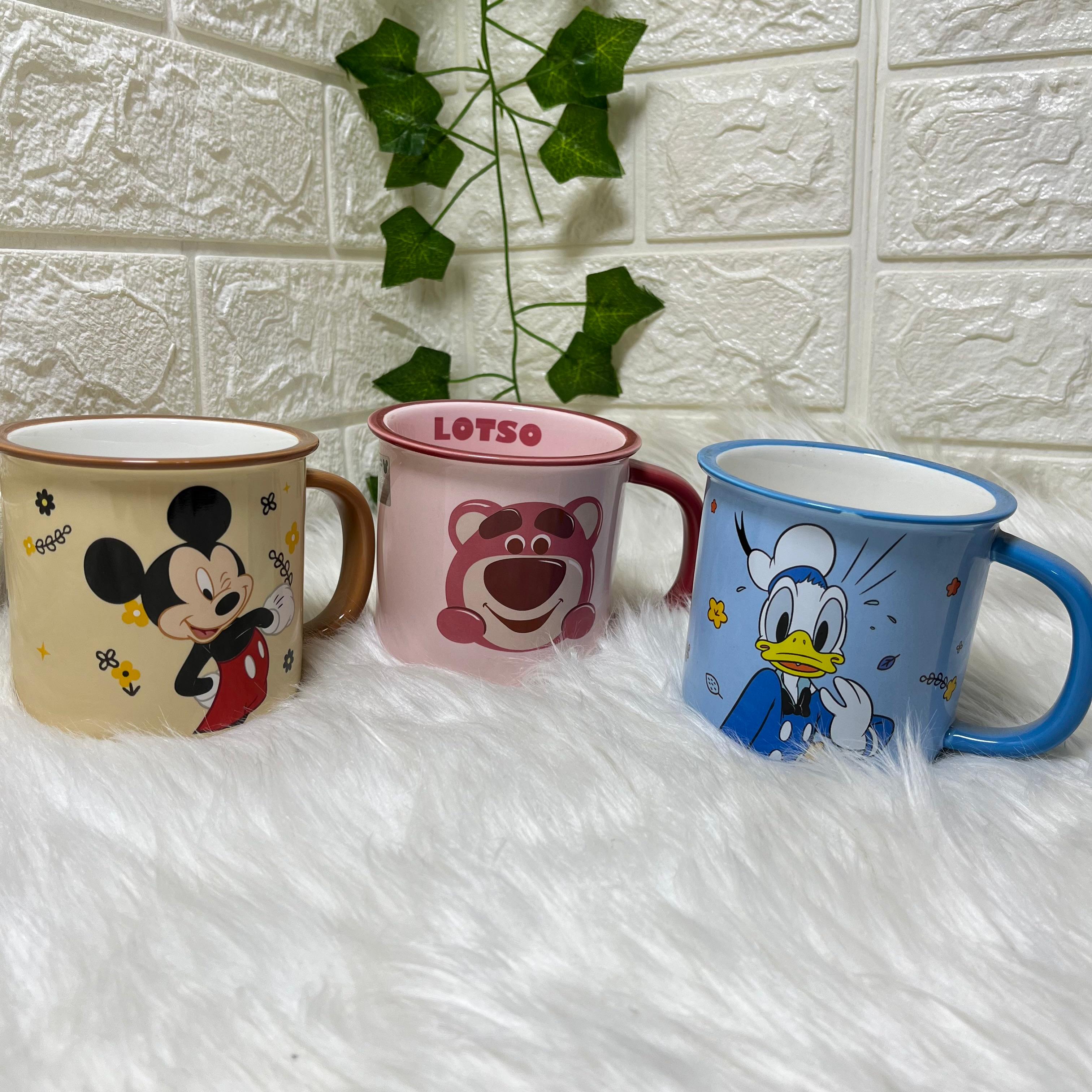 Disney Character Ceramic Mugs Set