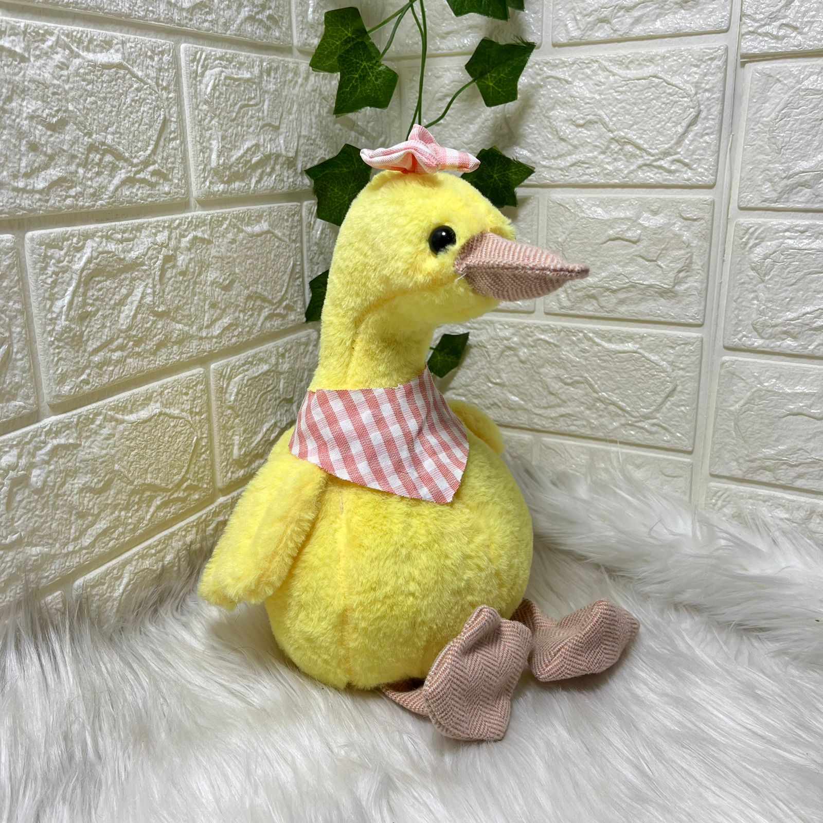 Plush Yellow Duck Toy 25cm