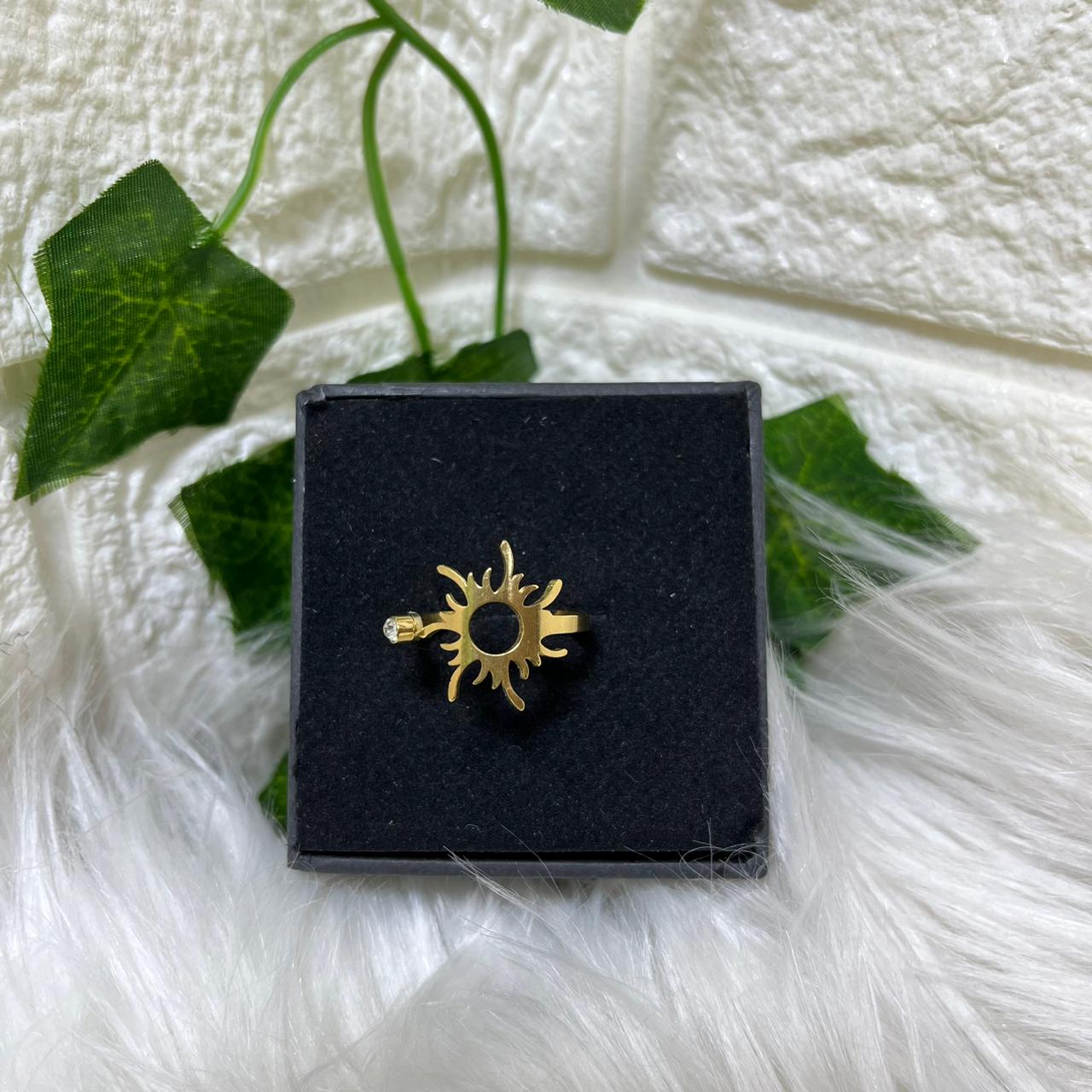 Gold Sunburst Pendant