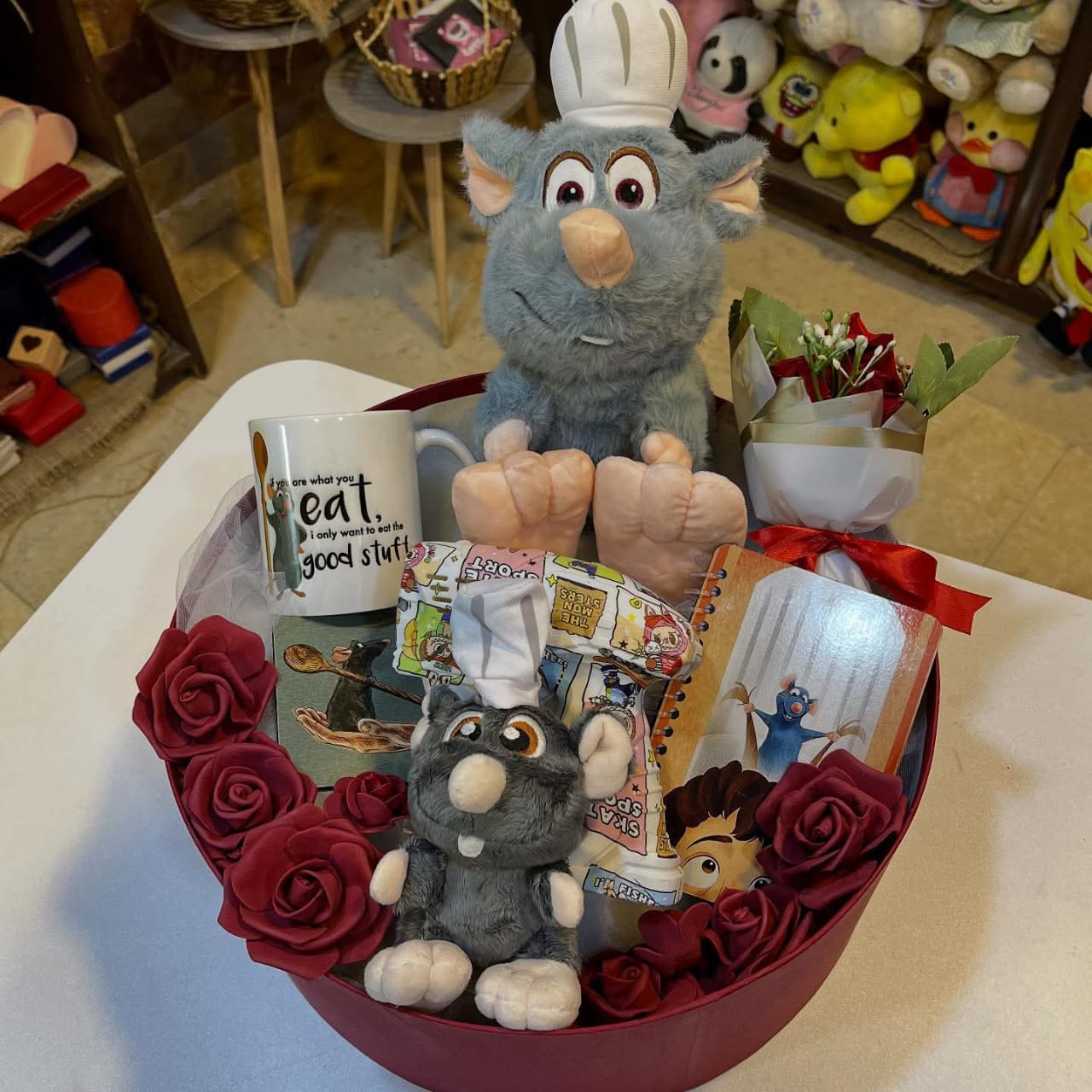 Ratatouille-themed gift basket