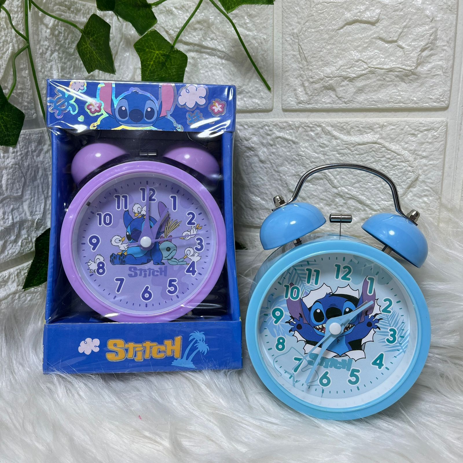 Stitch Twin Bell Alarm Clock