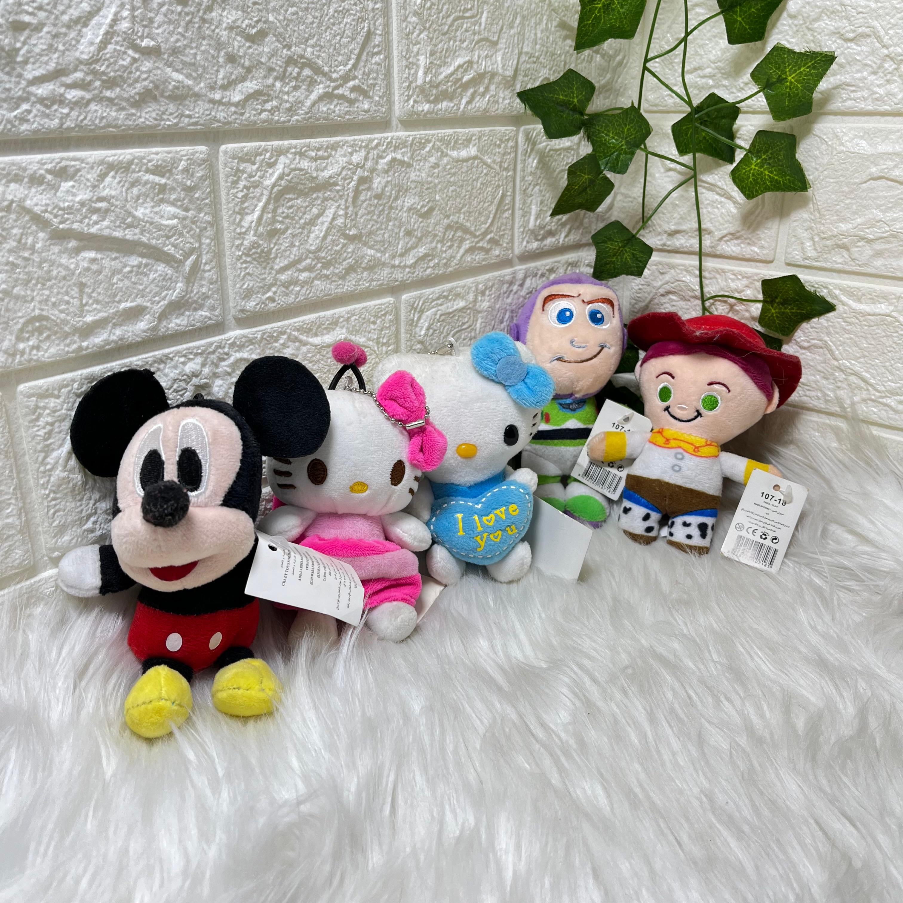Set of Cartoon Character Plush Toys