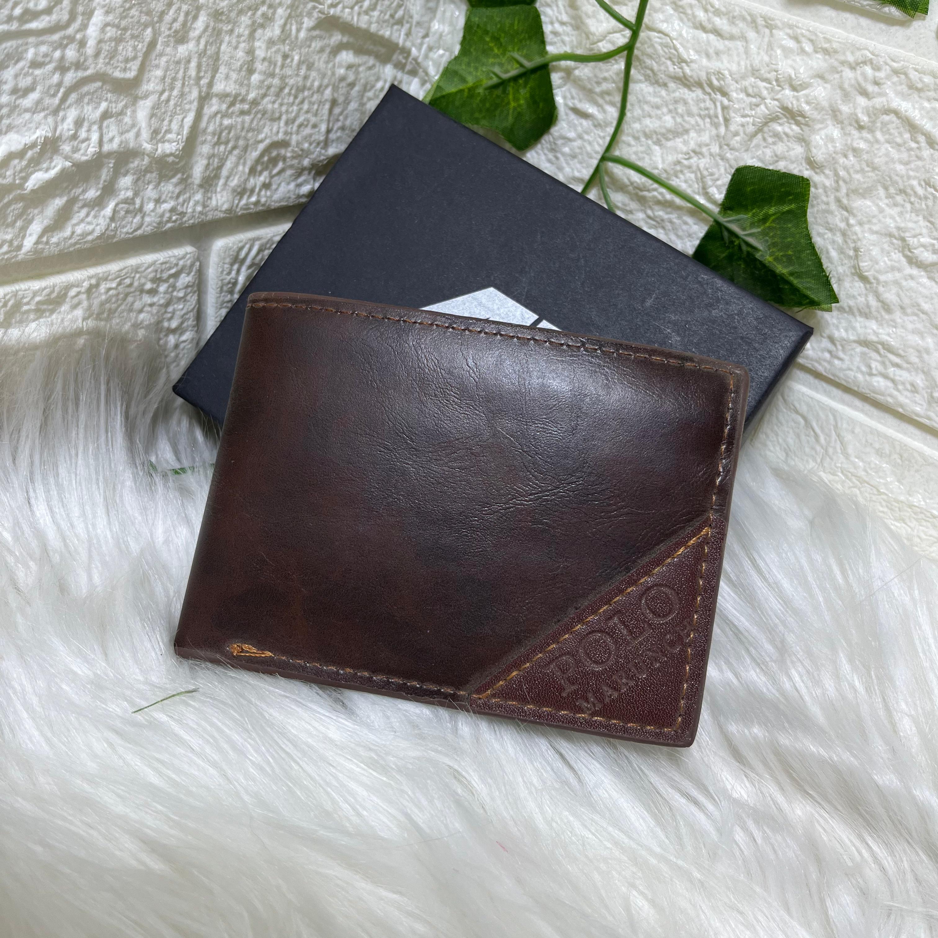 Vintage Brown Leather Wallet