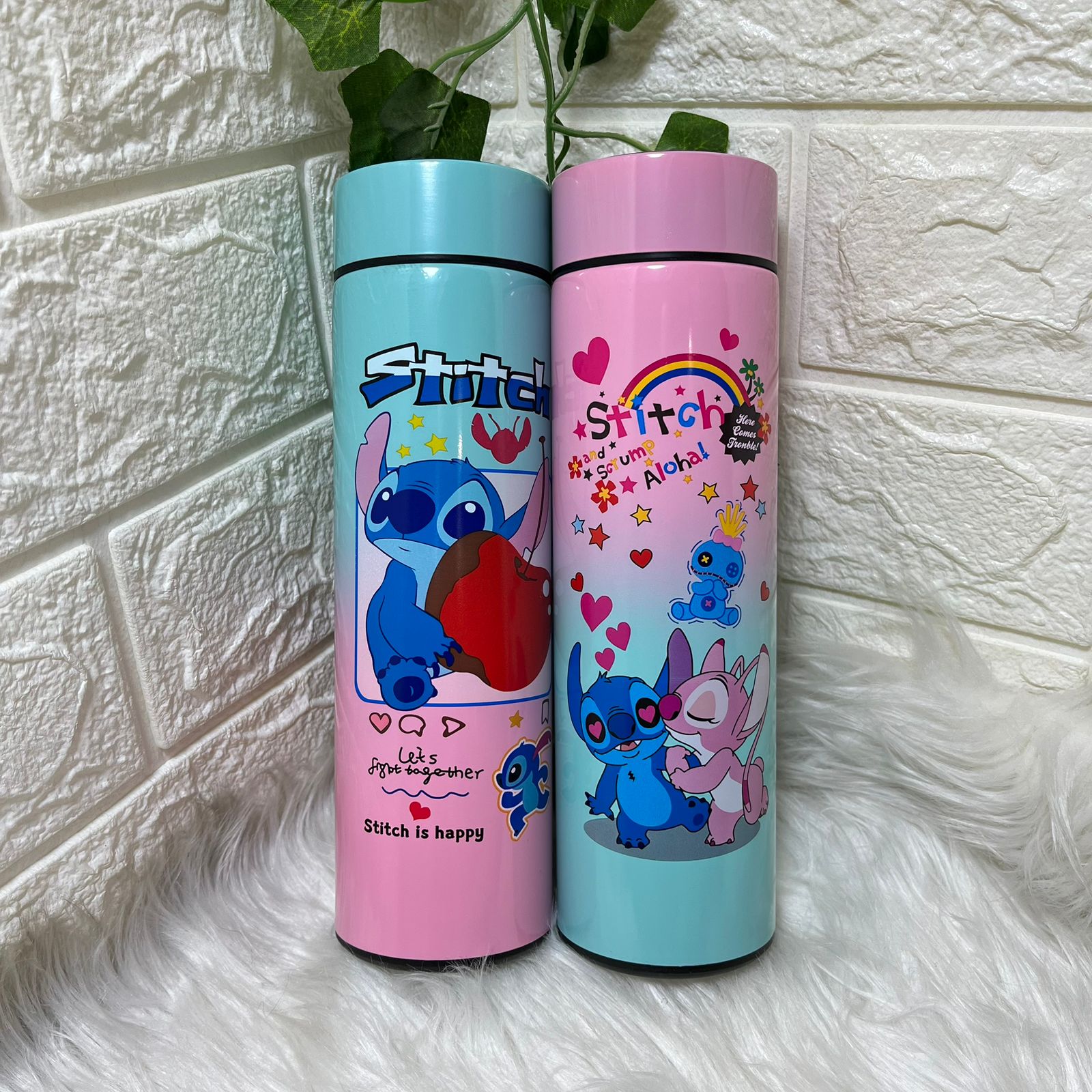 Stitch Themed Water Bottles