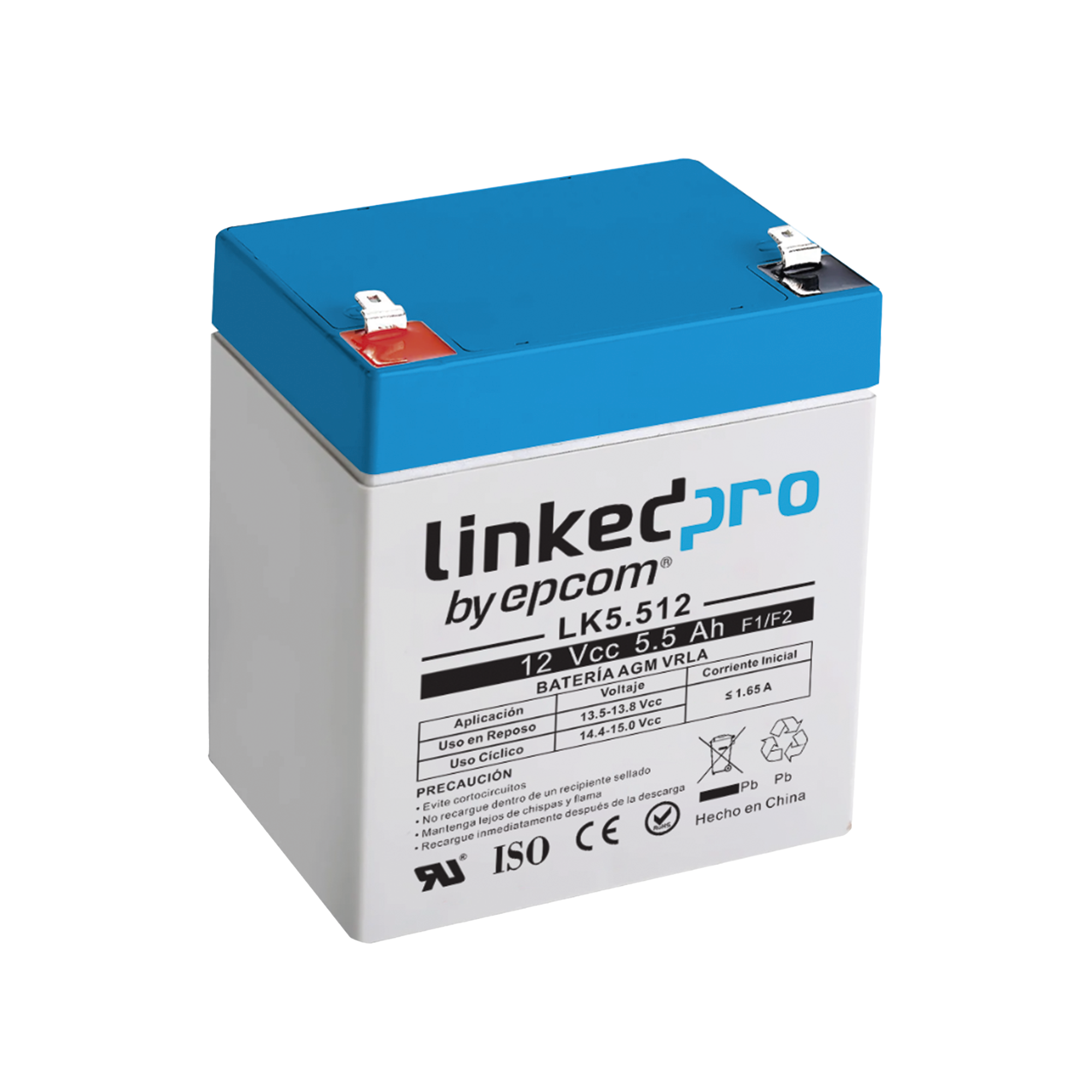 Batería 12V 5.5Ah LK5.512 Tecnología AGM