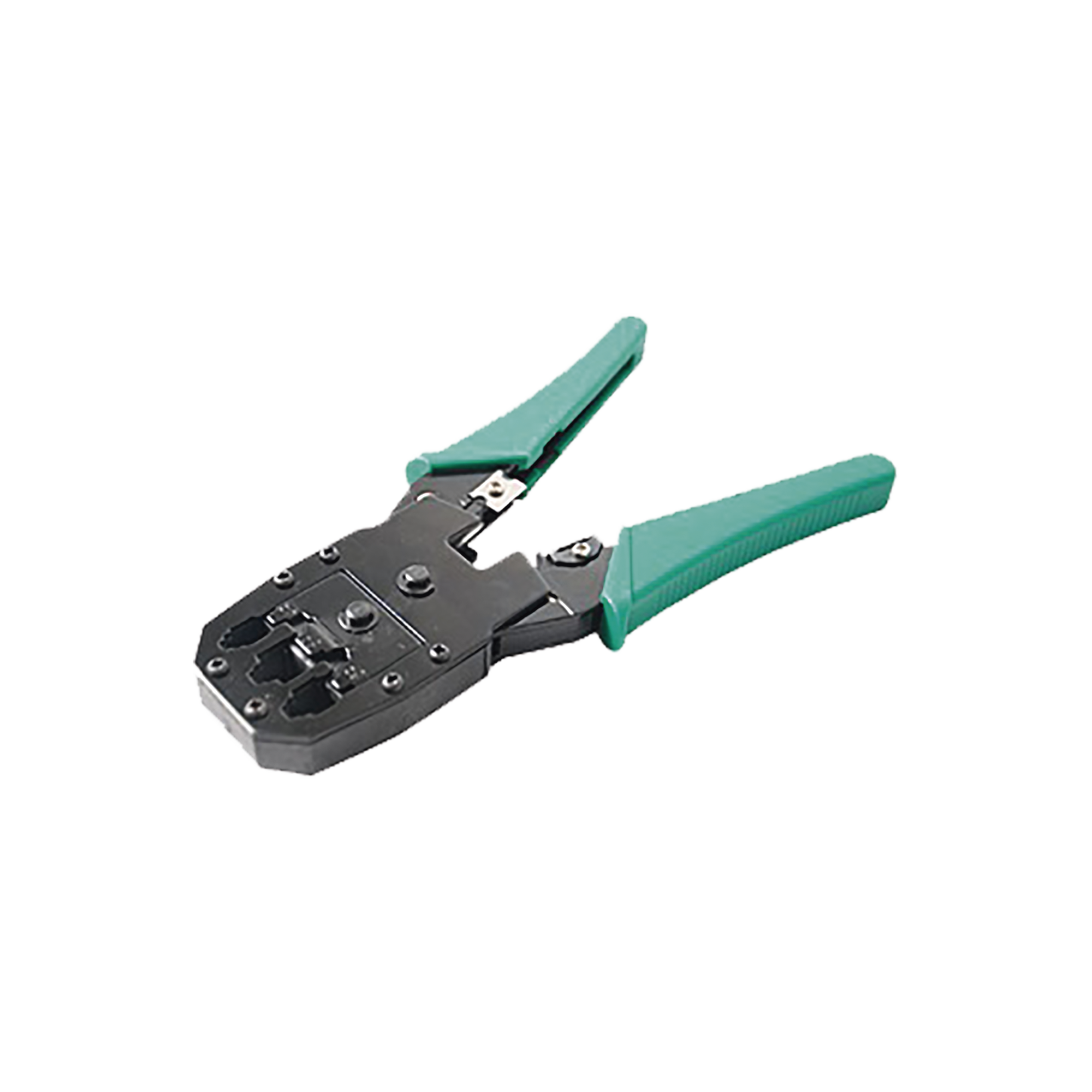 Pinzas para plegar (Ponchadoras) cables RJ11, RJ12, RJ45 telefónicos y cables de red Cat5e, Cat6, Cat6a