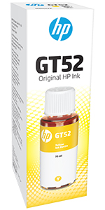 Tinta HP GT52 Amarela