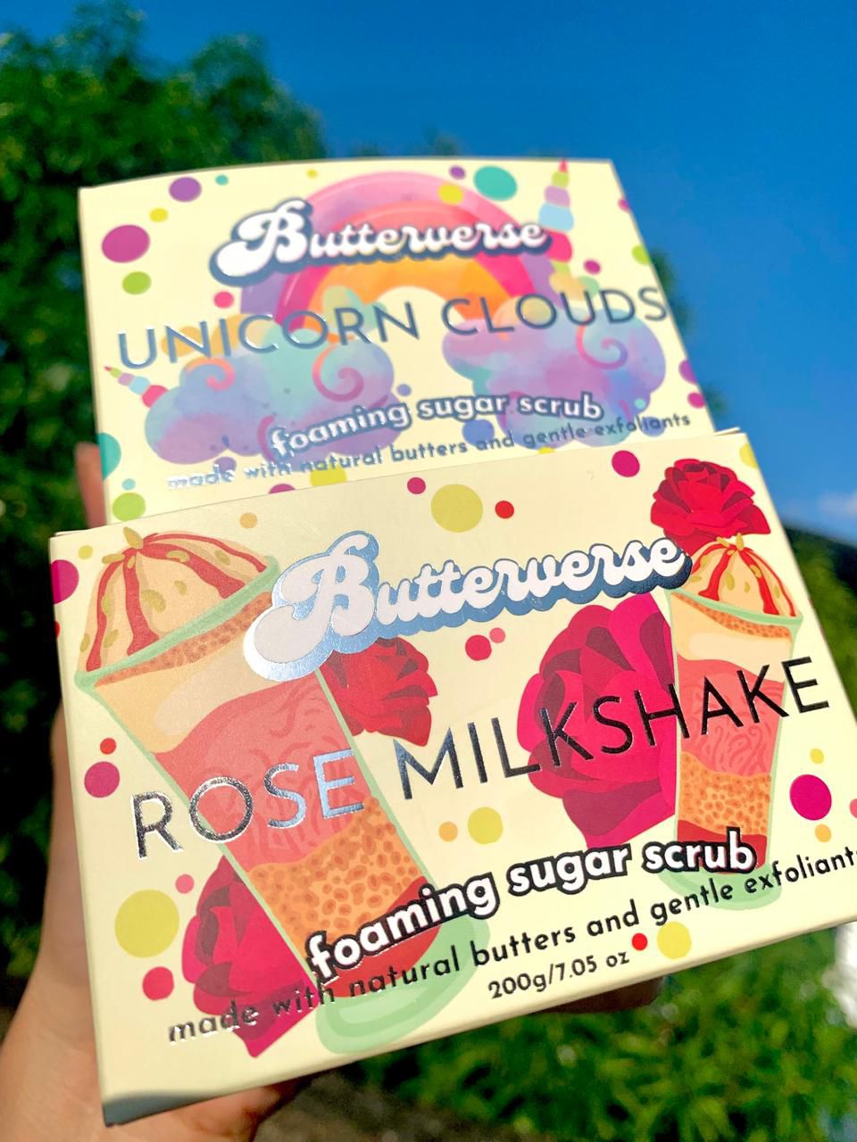 Unicorn Clouds Foaming Sugar Scrub