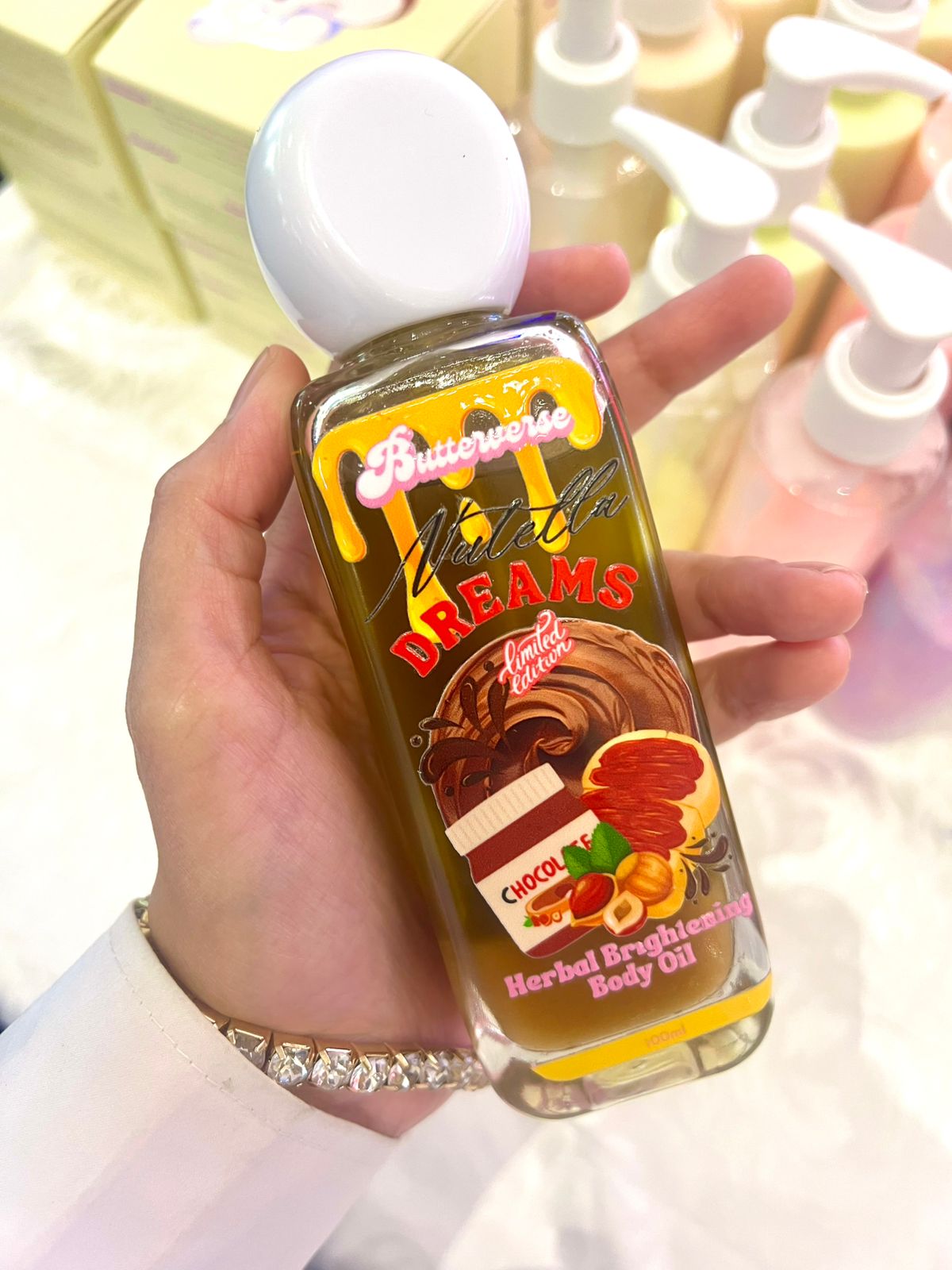 Nutella Dreams Herbal Brightening Body Oil