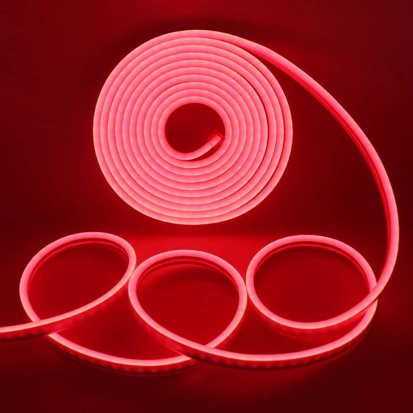 CINTA LED NEON 5M ROJO, AZUL, ROSADO 12V VICTORIA LED