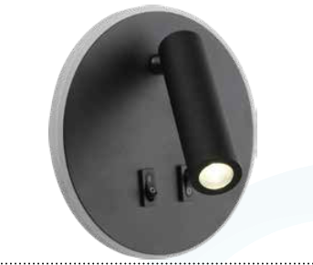 APLIQUE DE PARED FRANCIS REDONDO BLANCO GENERAL LED