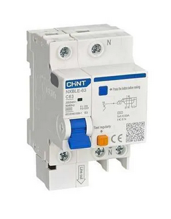 BREAKER 1 POLO+NEUTRO 63A 30MA CHINT 819938