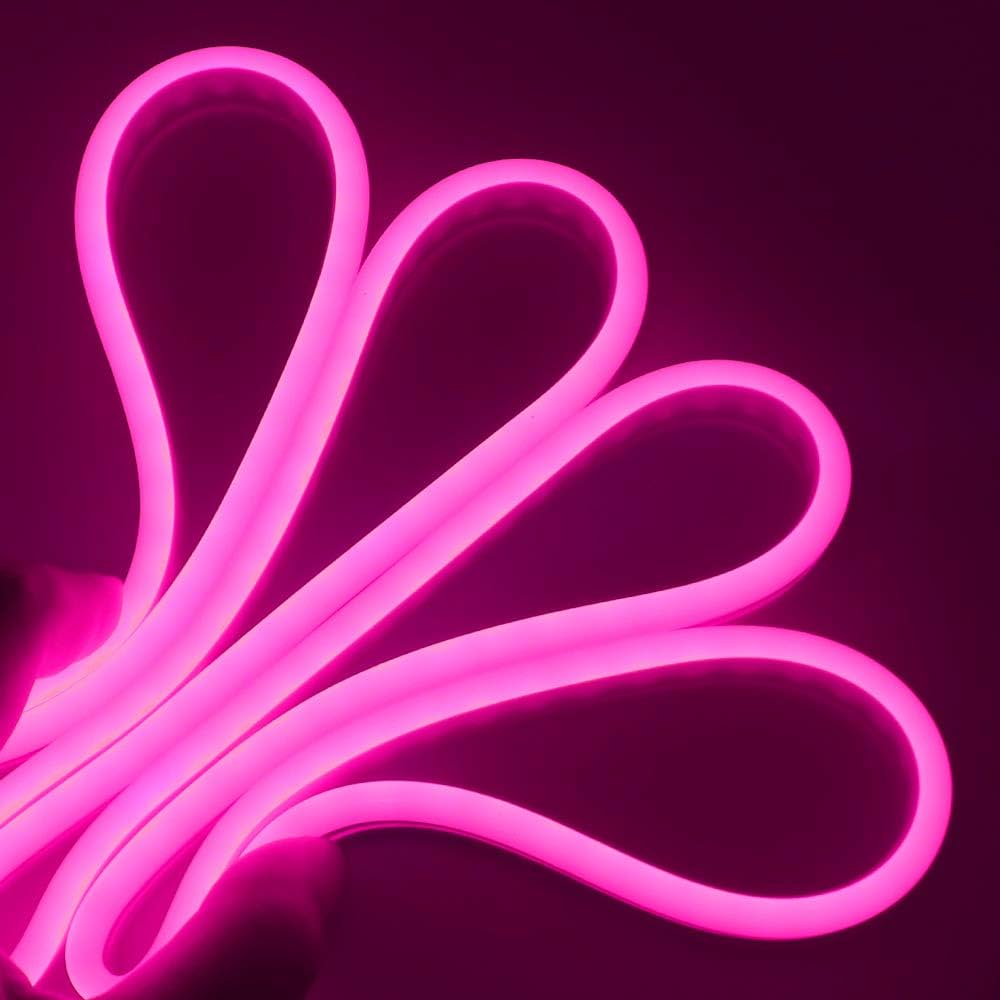 CINTA LED NEON 5M ROJO, AZUL, ROSADO 12V VICTORIA LED