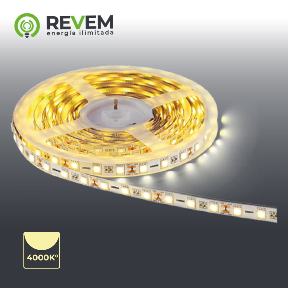 CINTA LED ALTA INTESIDAD 6500K-4000K-3000K 10M REVEM