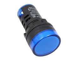 LUZ PILOTO LED AMARILLA - AZUL - ROJO MULTIVOLTAJE CNC