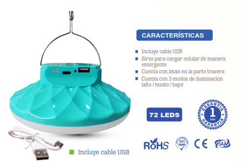 FOCO LED SOLAR 200W VICTORIA LED