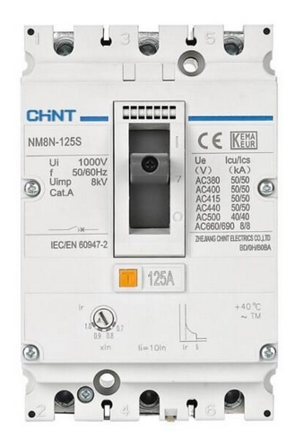 BREAKER 3 POLOS 315A 400Q TM CHINT 268960