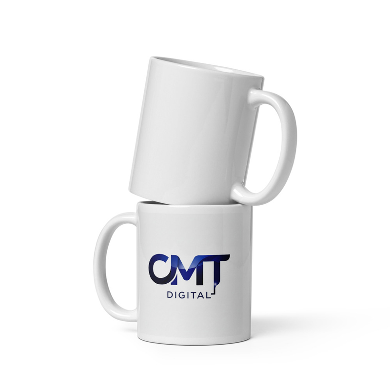 Copo temático da CMT Digital