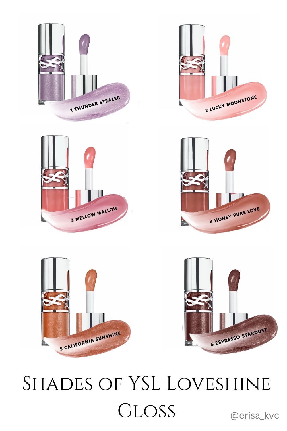YSL Loveshine Gloss Collection