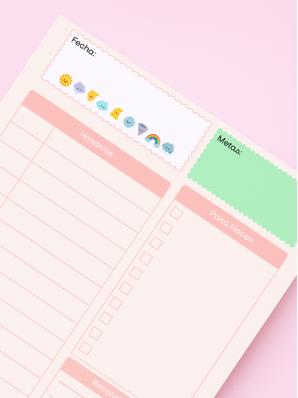 Planificador - "Sweet"