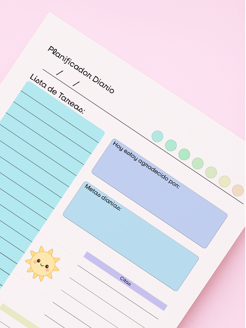 Planificador - "Sunshine"