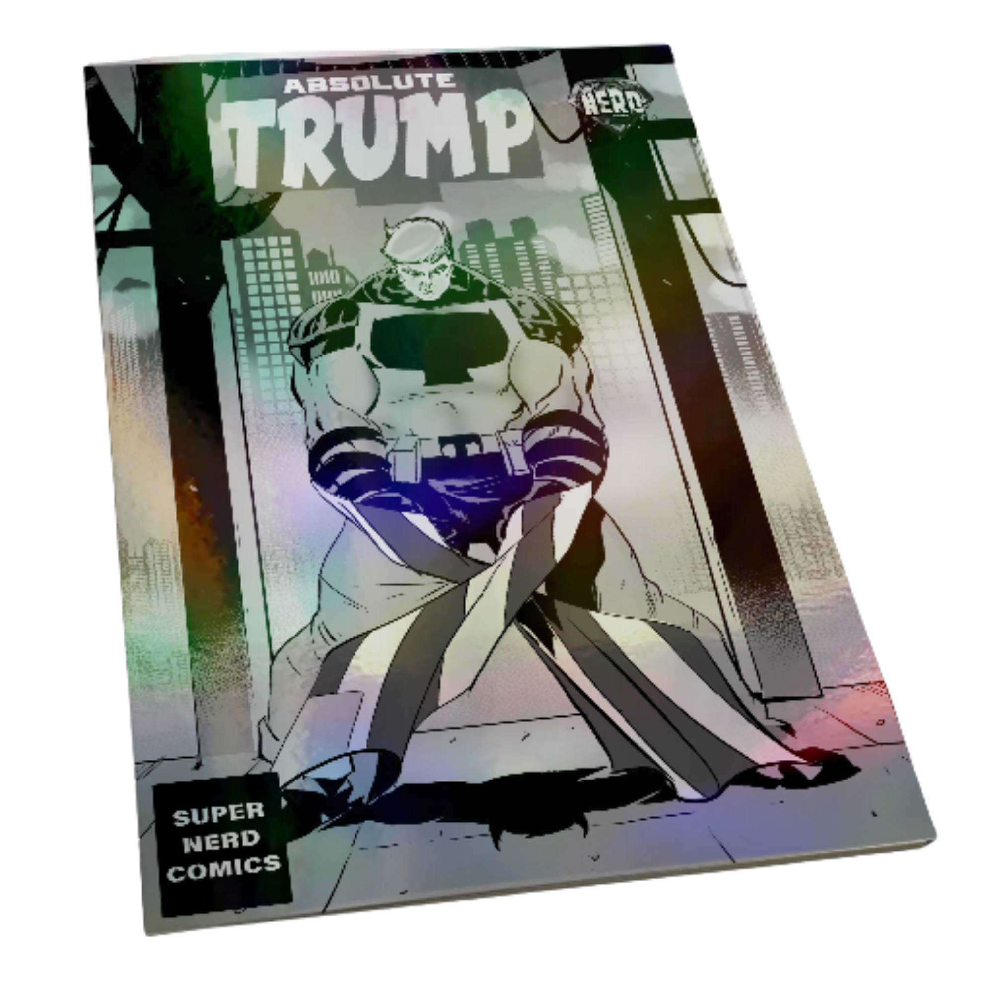 Absolute Trump Batman Blackout Holofoil Rainbow Homage Comic