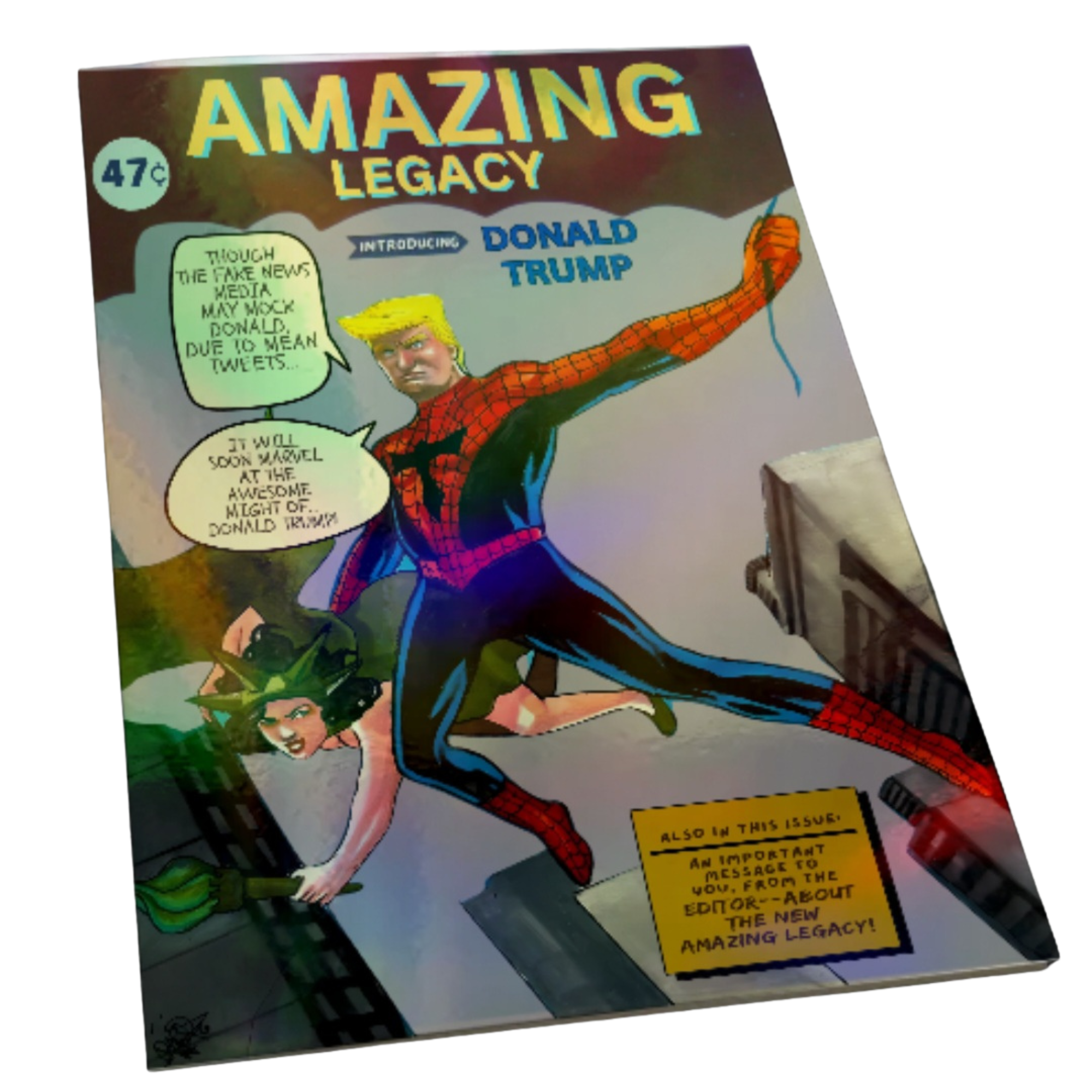 Amazing Legacy AF15 Original Holofoil Rainbow Homage Comic