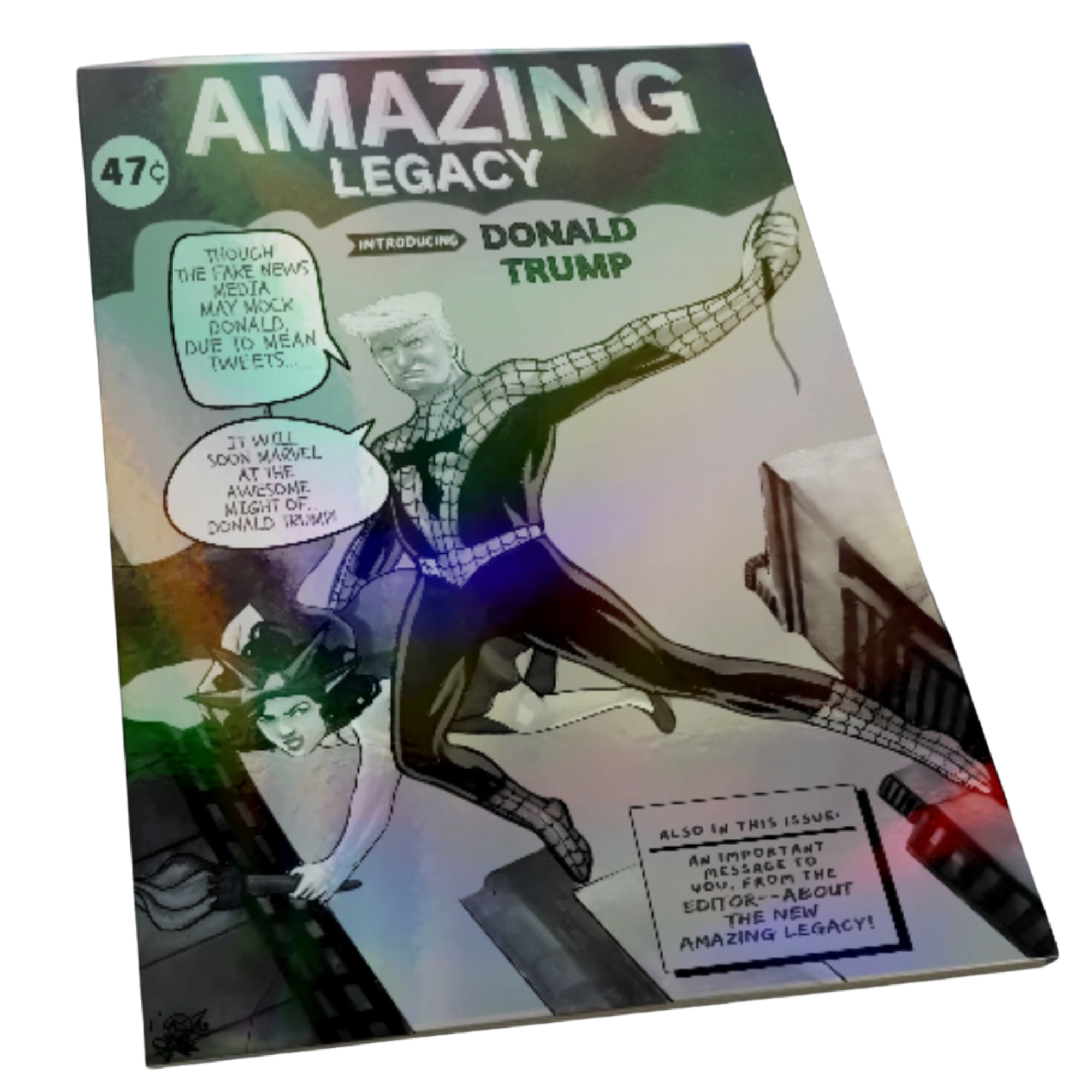 Amazing Legacy AF15 Blackout Holofoil Rainbow Homage Comic