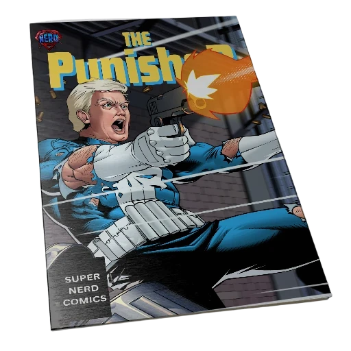 The Punisher 1 Trump Trade Silver Metal Comic