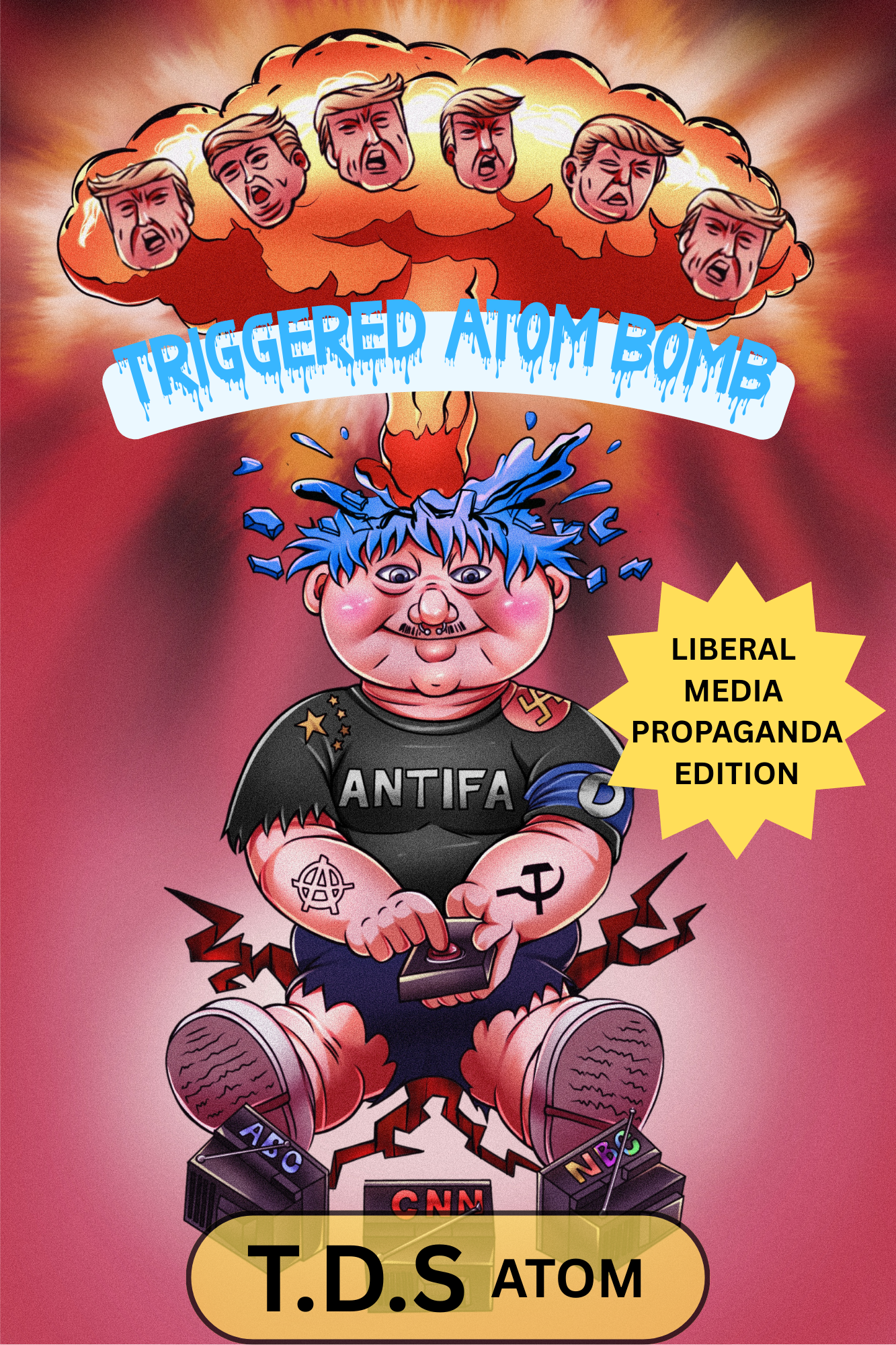 T.D.S Atom Original Silver Metal Comic