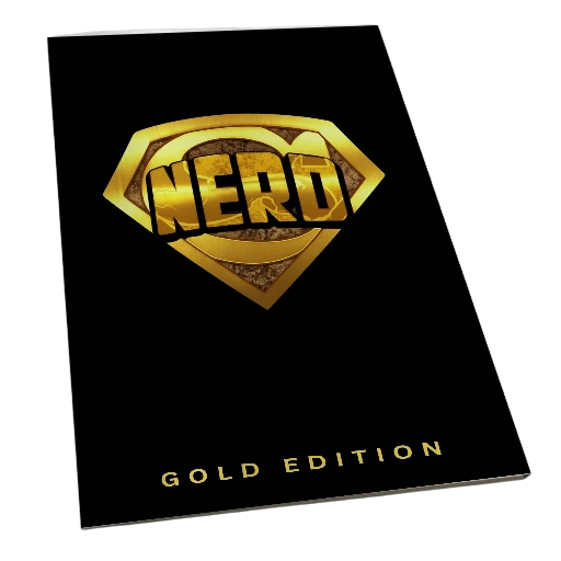 Gold Edition Super Nerd Cardstock Comic LTD 50