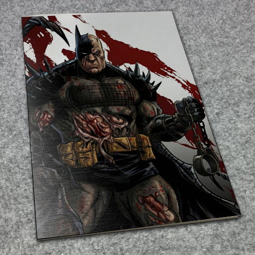 SILVER METAL ABSOLUTE BATMAN TOM HOMAN MASKED TYLER KIRKHAM HOMAGE COMIC!