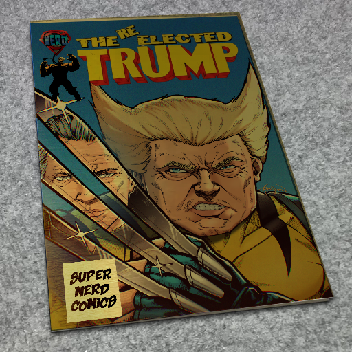 Gold Metal Homage of Hulk issue 340 Original Homage