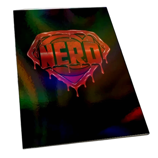 Red Blood Super Nerd Holofoil Rainbow Comic LTD 40