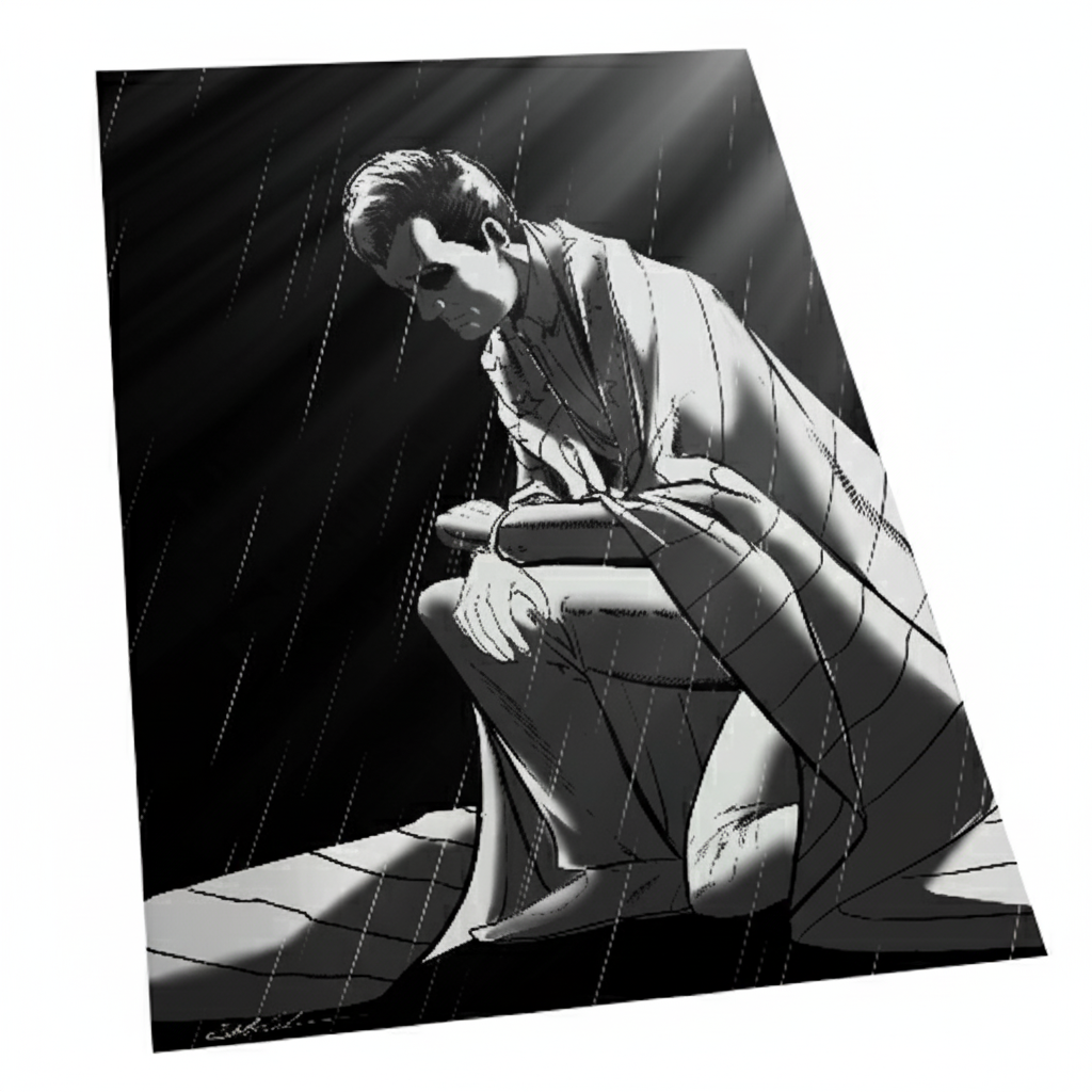 Charlie Kirk Tribute Exclusive BW Virgin Cardstock Comic