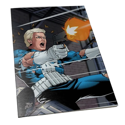 The Punisher 1 Trump Virgin Silver Metal Comic