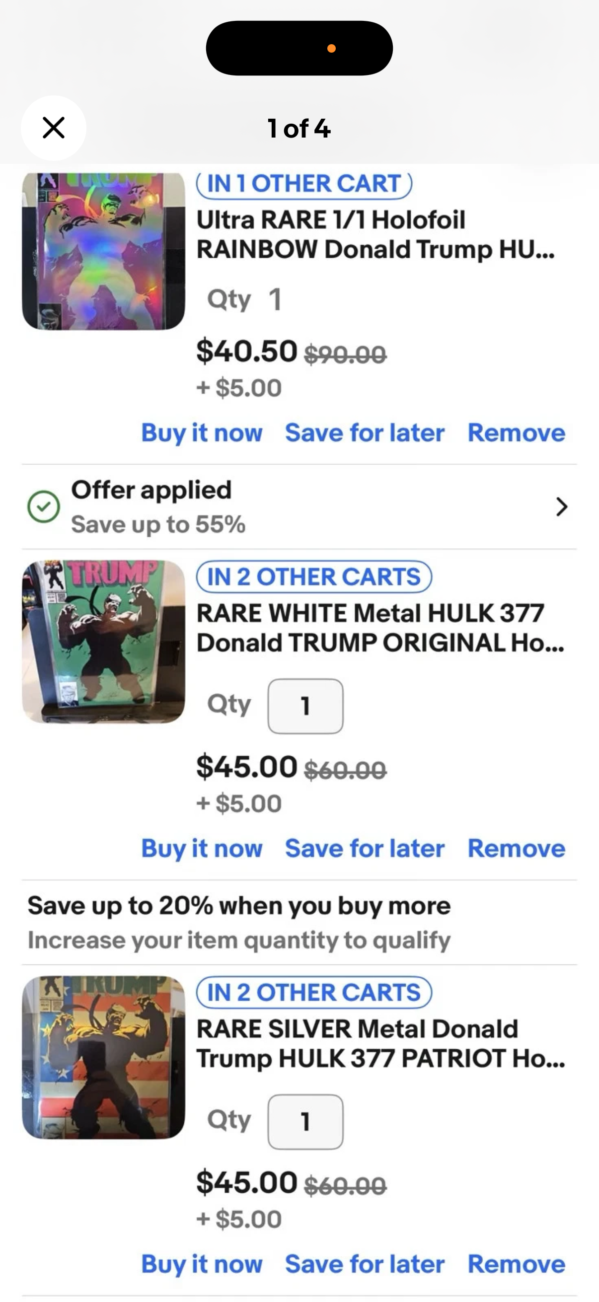 57 + 4 CKT freebies bulk comic bundle