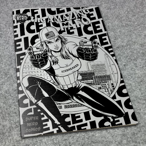 ASM issue 300 FAFO Silver Metal BW Homage Variant Cover