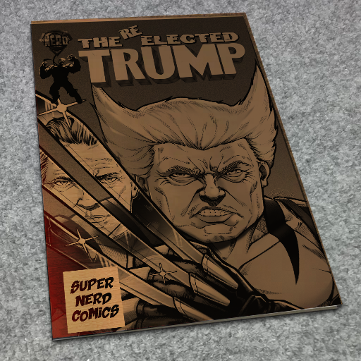 Rose Gold Metal Homage of Hulk issue 340 Blackout Homage