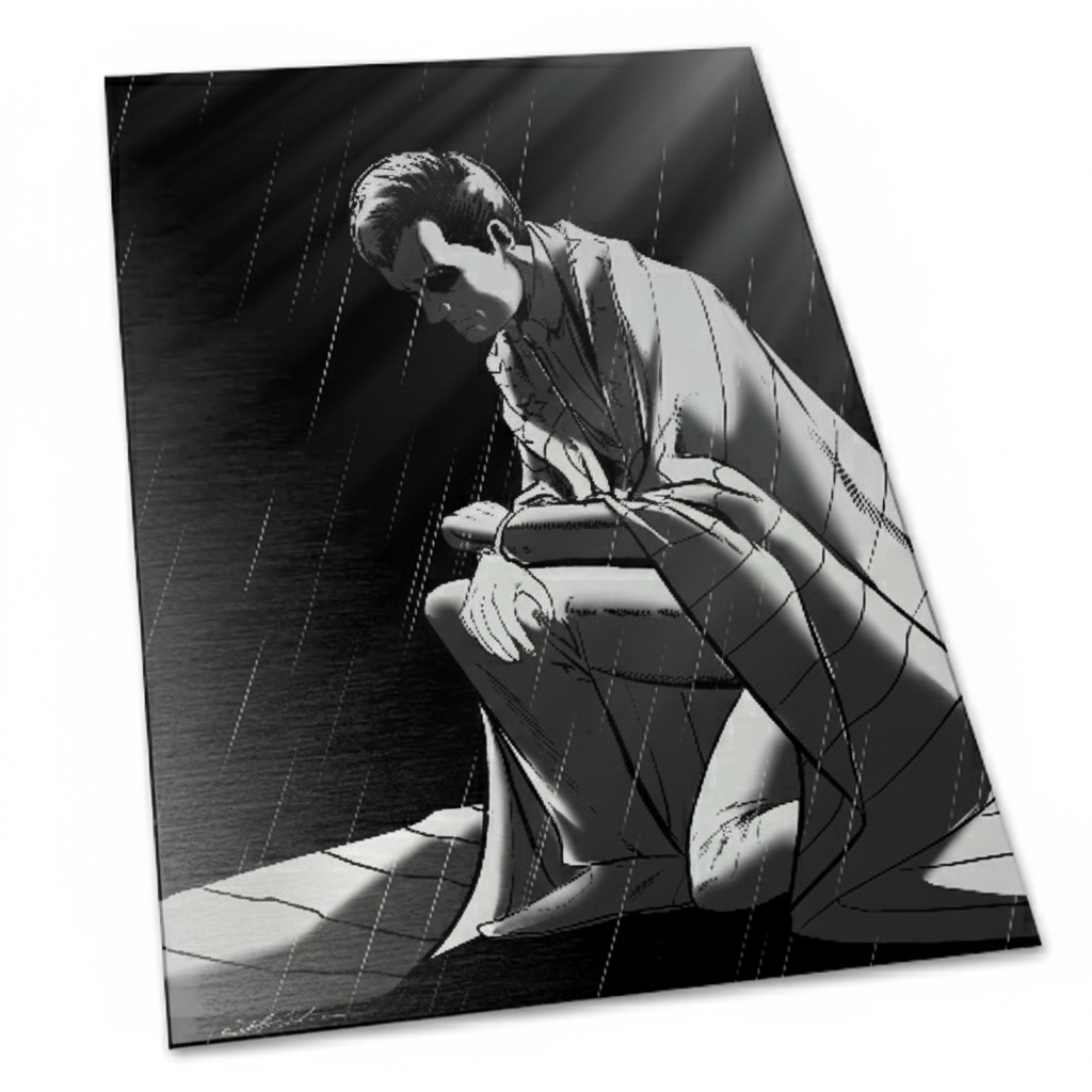 Charlie Kirk Tribute Exclusive VIRGIN BW Silver METAL Comic