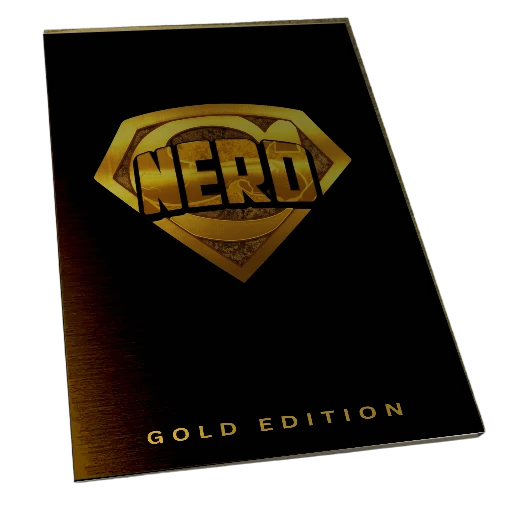 Gold Edition Super Nerd Gold Metal Comic LTD 25