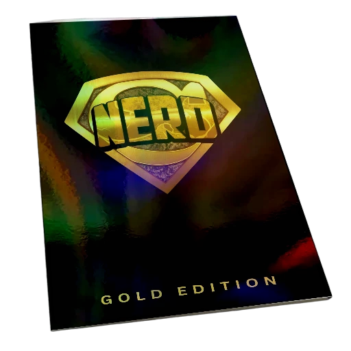 Gold Edition Super Nerd Holofoil Rainbow Comic LTD 40