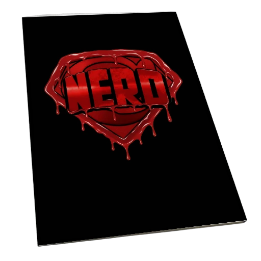 Red Blood Super Nerd Cardstock Comic LTD 50
