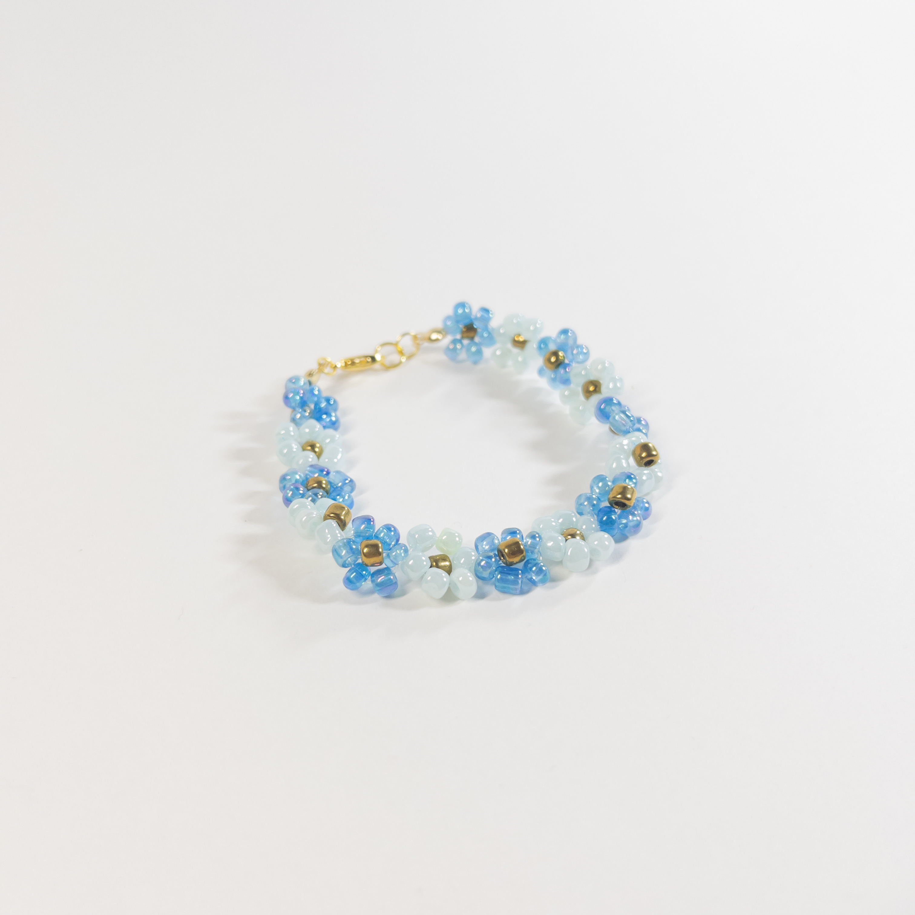 Blue Floral Bracelet
