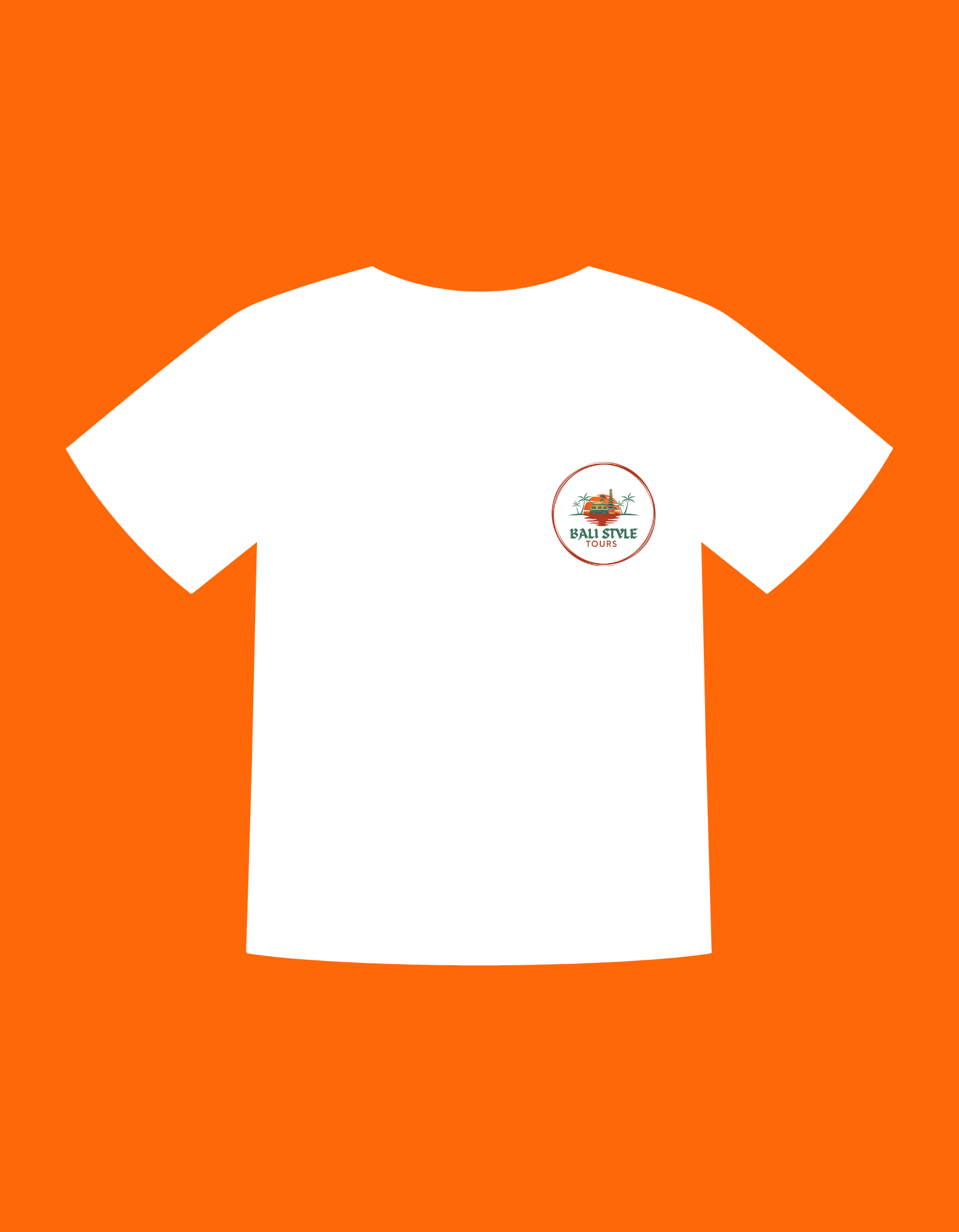 Bali Style Tour White T-Shirt