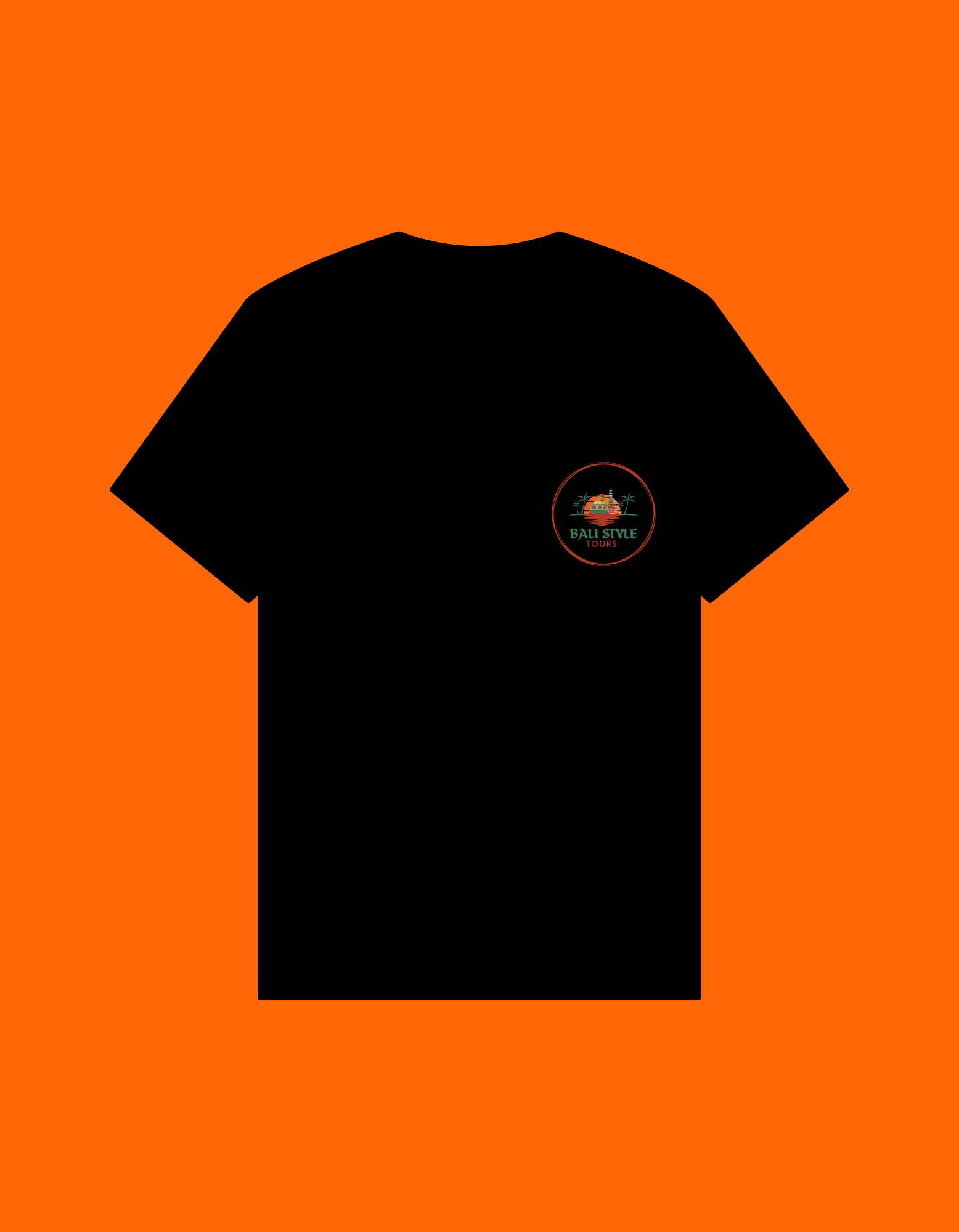 Bali Style Tour Black T-Shirt