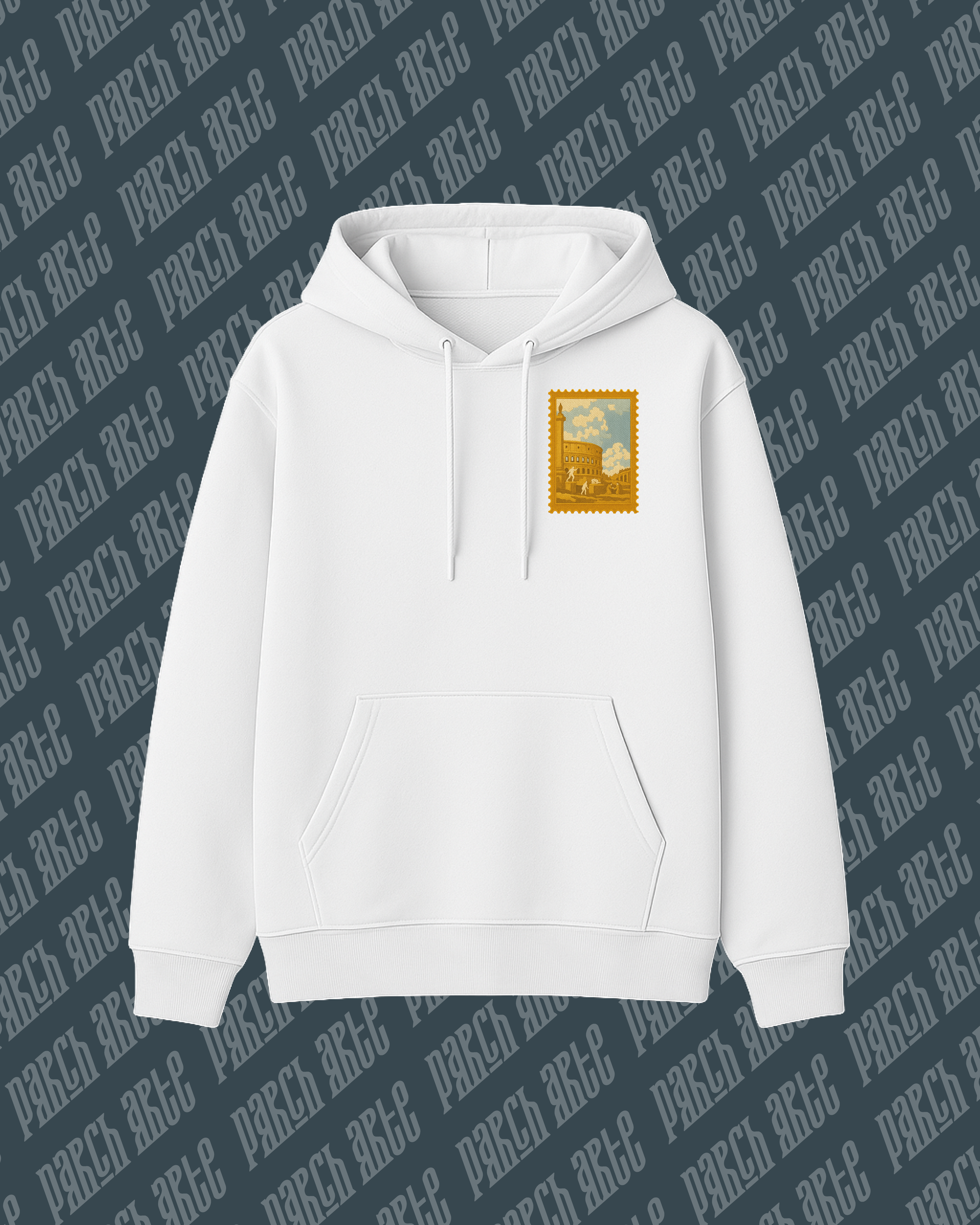 Sudadera Parcharte - Veduta del Colosseo e altri monumenti di Roma