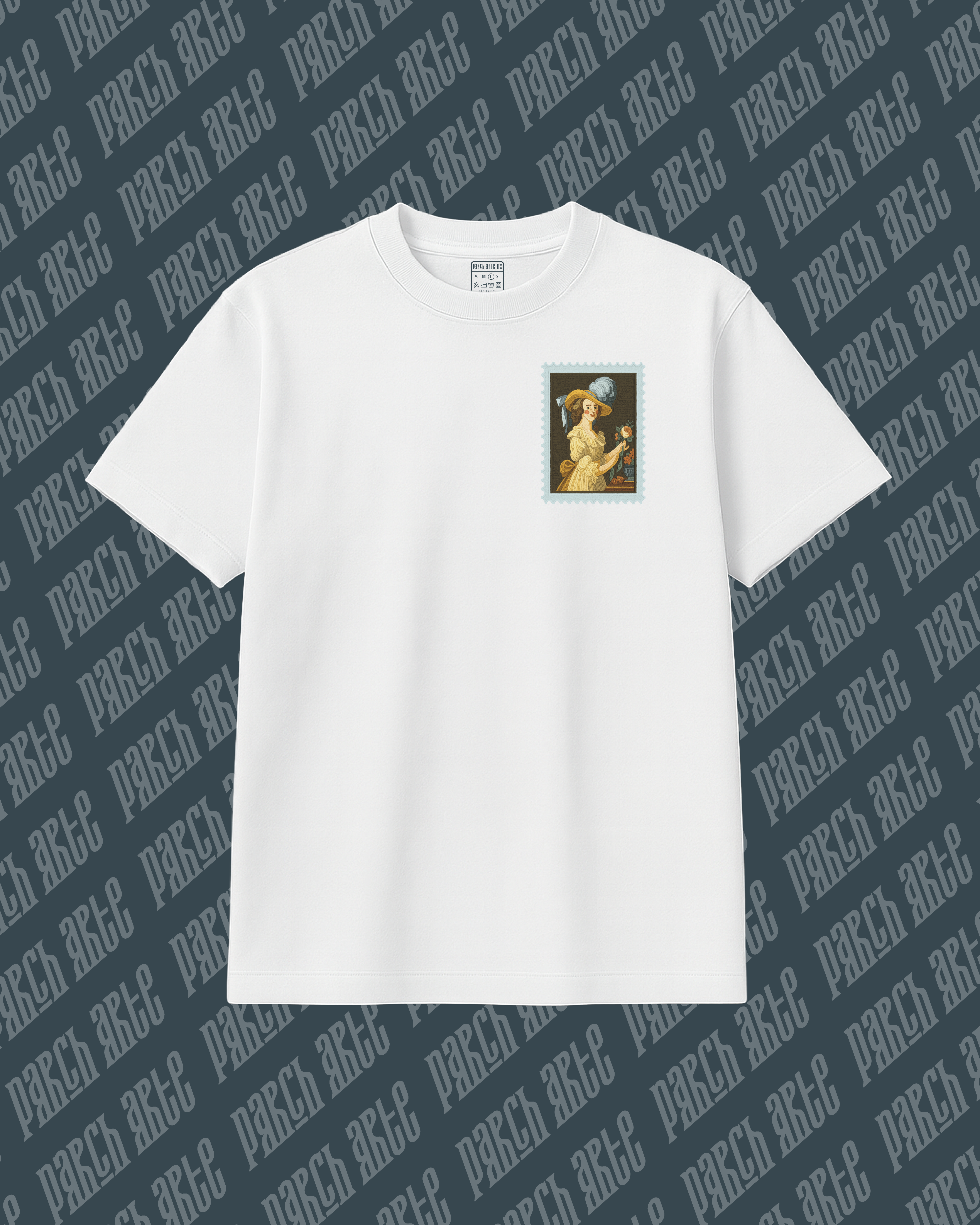 Playera Parcharte - Marie Antoinette en robe de mousseline