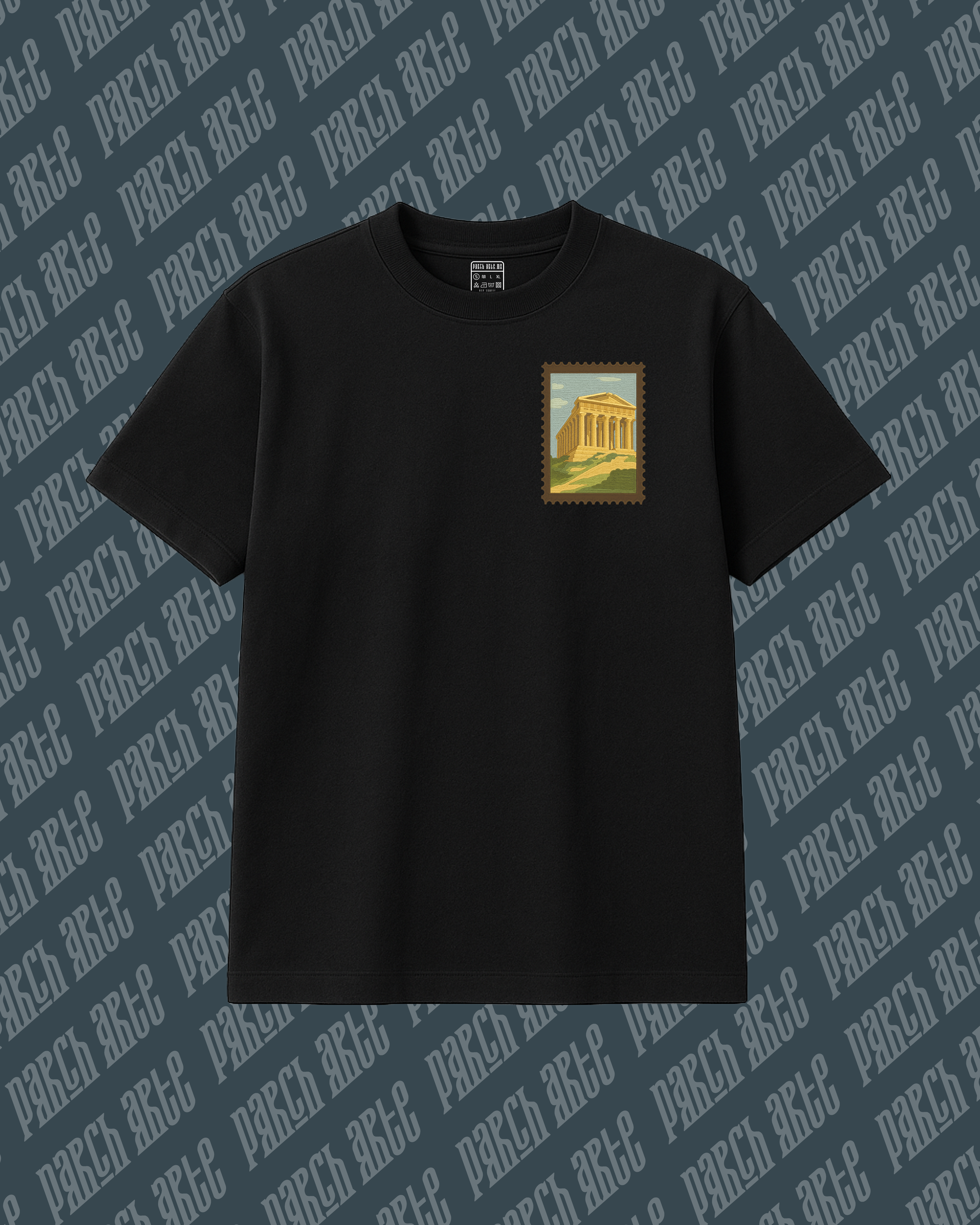 Playera Parcharte - Vue du Temple de la Concorde à Rome