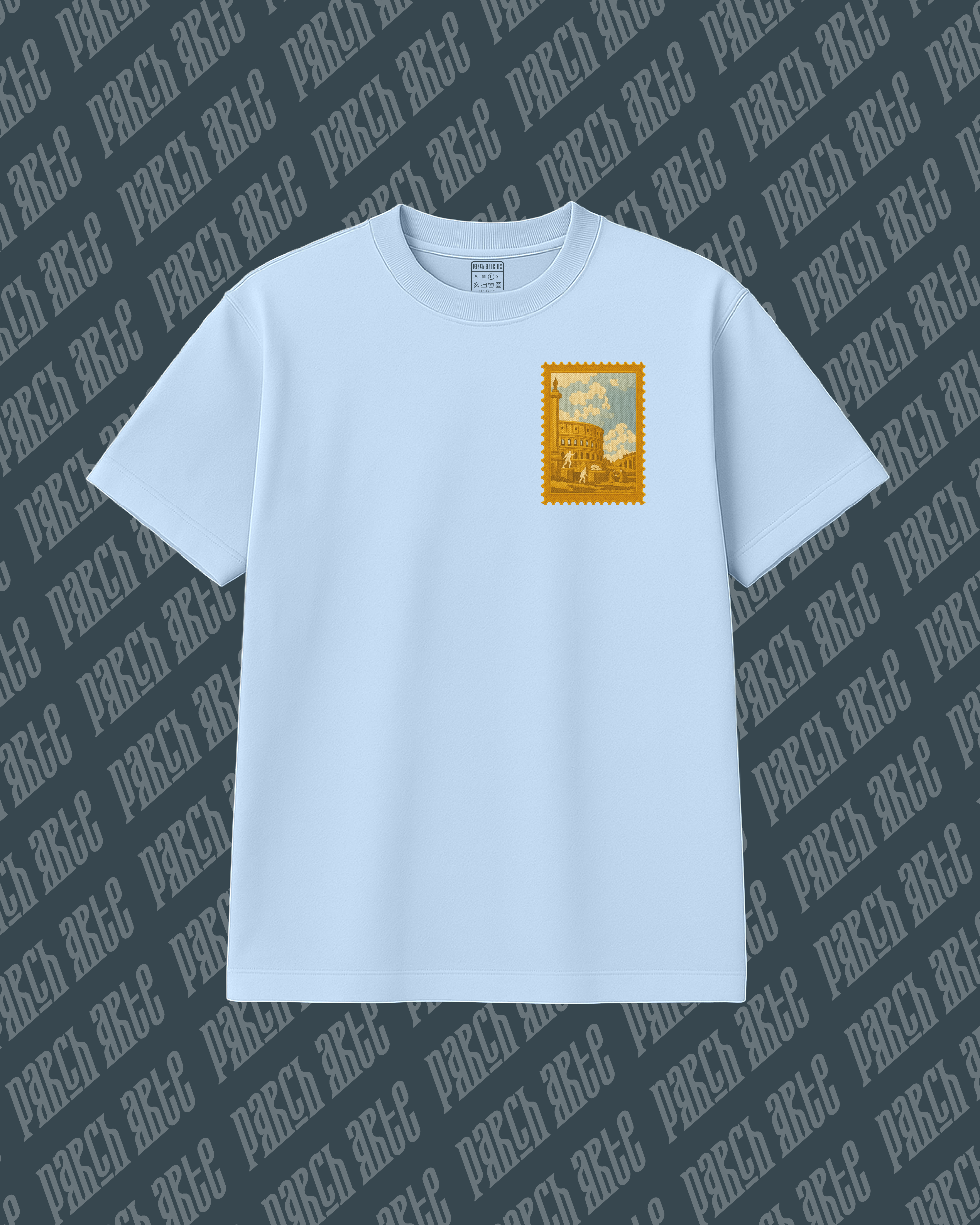 Playera Parcharte - Veduta del Colosseo e altri monumenti di Roma